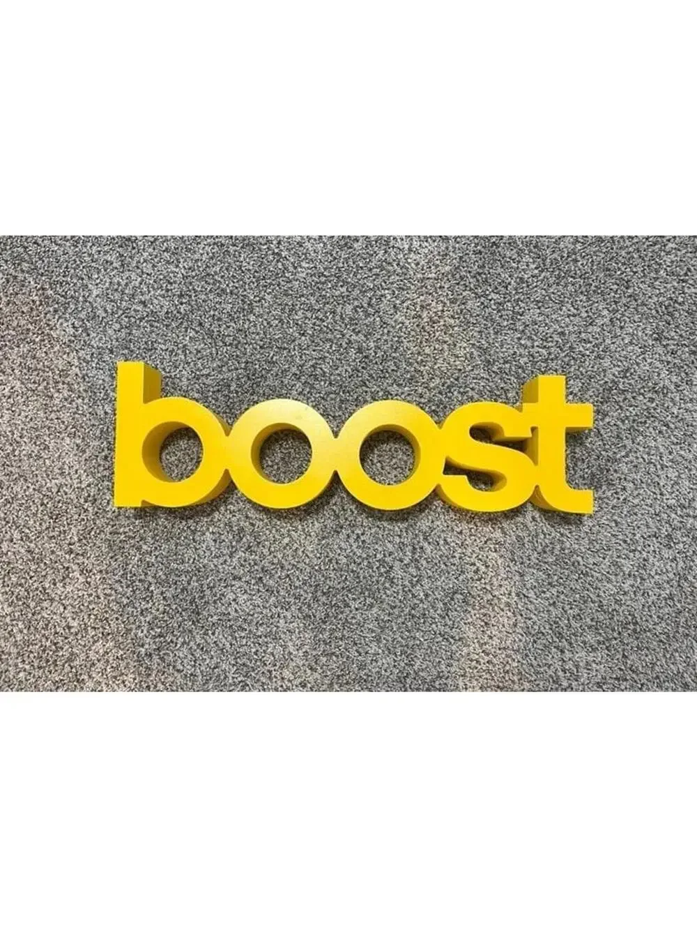 Large Promotional Wooden Adidas Boost Sign